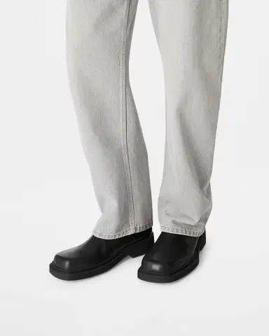 Bottega Veneta Men's Ben Smooth & Intrecciato Leather Chelsea Boots | Thumbnail 2 Bottega Veneta Men's Ben Smooth & Intrecciato Leather Chelsea Boots | Thumbnail 2