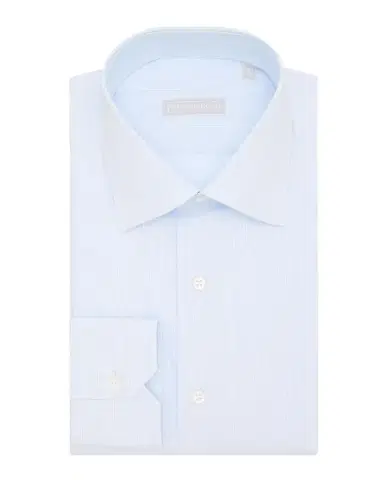 Stefano Ricci Men's Cotton Multi-Stripe Point Collar Dress Shirt | Thumbnail 1 Stefano Ricci Men's Cotton Multi-Stripe Point Collar Dress Shirt | Thumbnail 1