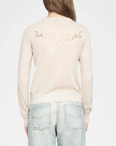 Zadig & Voltaire Missya Western Strass Cashmere Cardigan | Thumbnail 3 Zadig & Voltaire Missya Western Strass Cashmere Cardigan | Thumbnail 3