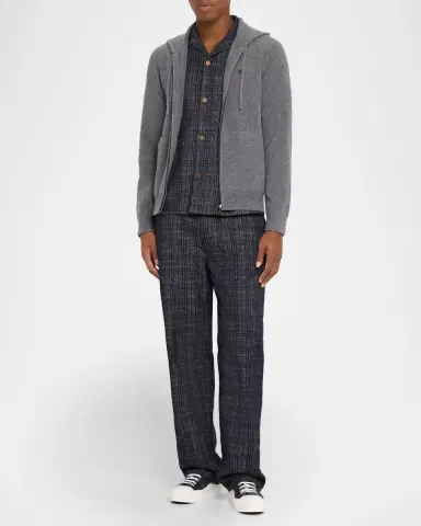 Burberry Men's EKD Cashmere-Blend Knit Hoodie | Thumbnail 2 Burberry Men's EKD Cashmere-Blend Knit Hoodie | Thumbnail 2