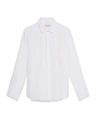 Orlebar Brown Men's Giles Linen Applique Tailored-Fit Sport Shirt | Thumbnail 1 Orlebar Brown Men's Giles Linen Applique Tailored-Fit Sport Shirt | Thumbnail 1