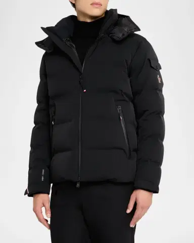 Moncler Grenoble Men's Stretch Nylon Montgetech Puffer Jacket | Thumbnail 4 Moncler Grenoble Men's Stretch Nylon Montgetech Puffer Jacket | Thumbnail 4