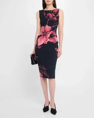 Chiara Boni La Petite Robe Floral-Print Bodycon Dress | Thumbnail 2 Chiara Boni La Petite Robe Floral-Print Bodycon Dress | Thumbnail 2