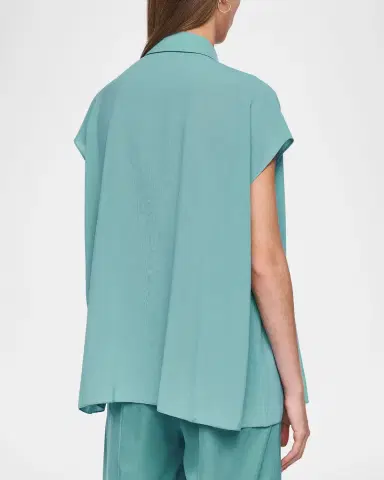 Joseph Antin Oversized Airy Pleated Blouse | Thumbnail 3 Joseph Antin Oversized Airy Pleated Blouse | Thumbnail 3