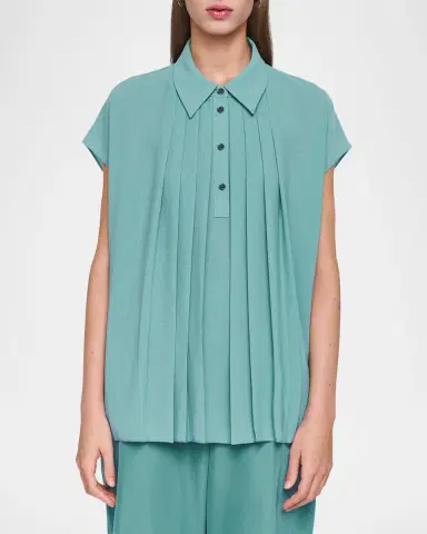 Joseph Antin Oversized Airy Pleated Blouse | Thumbnail 4 Joseph Antin Oversized Airy Pleated Blouse | Thumbnail 4