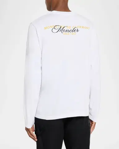 Moncler Men's Heavyweight Long Sleeve T-Shirt | Thumbnail 3 Moncler Men's Heavyweight Long Sleeve T-Shirt | Thumbnail 3