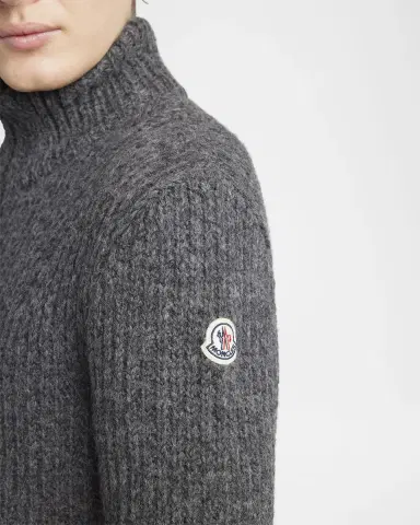 Moncler Men's Ribbed Full-Zip Sweater | Thumbnail 5 Moncler Men's Ribbed Full-Zip Sweater | Thumbnail 5