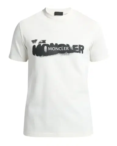 Moncler Men's Graffiti Logo Graphic T-Shirt | Thumbnail 1 Moncler Men's Graffiti Logo Graphic T-Shirt | Thumbnail 1