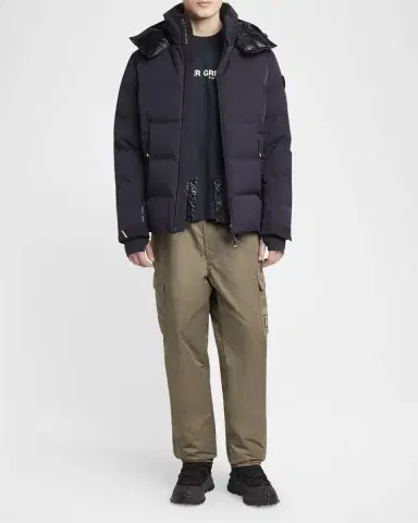 Moncler Grenoble Men's Stretch Nylon Montgetech Puffer Jacket | Thumbnail 2 Moncler Grenoble Men's Stretch Nylon Montgetech Puffer Jacket | Thumbnail 2