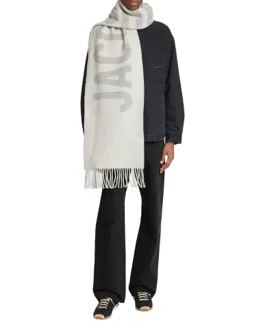 Jacquemus Jacquard Logo Wool Scarf | Thumbnail 6 Jacquemus Jacquard Logo Wool Scarf | Thumbnail 6