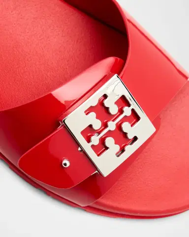 Tory Burch Glossy Buckle Slide Sandals | Thumbnail 5 Tory Burch Glossy Buckle Slide Sandals | Thumbnail 5