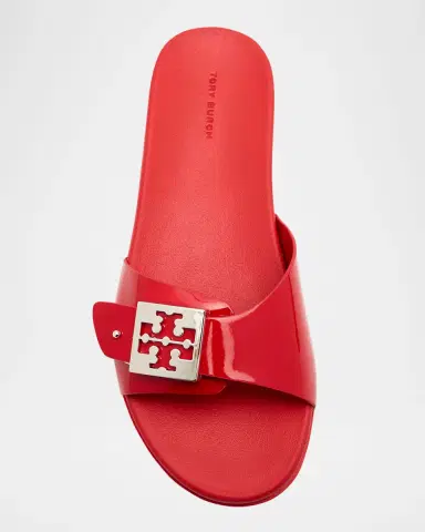 Tory Burch Glossy Buckle Slide Sandals | Thumbnail 6 Tory Burch Glossy Buckle Slide Sandals | Thumbnail 6