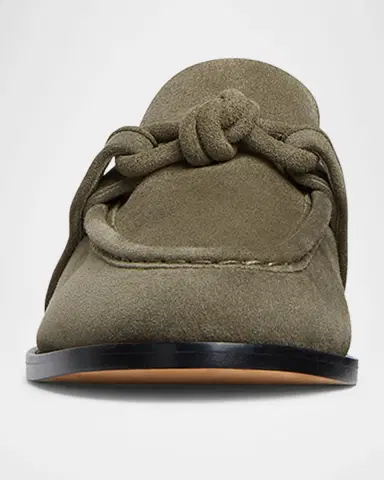 Bottega Veneta Men's Astaire Knot Suede Loafers | Thumbnail 3 Bottega Veneta Men's Astaire Knot Suede Loafers | Thumbnail 3