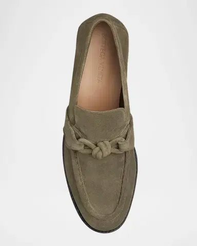 Bottega Veneta Men's Astaire Knot Suede Loafers | Thumbnail 5 Bottega Veneta Men's Astaire Knot Suede Loafers | Thumbnail 5