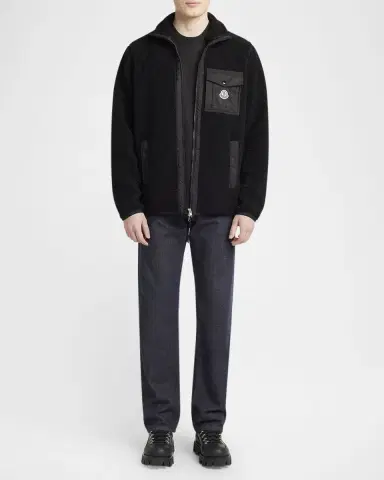 Moncler Men's Check Logo Graphic T-Shirt | Thumbnail 2 Moncler Men's Check Logo Graphic T-Shirt | Thumbnail 2