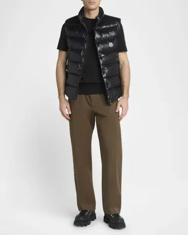 Moncler Men's Tibb Nylon Down Puffer Vest | Thumbnail 2 Moncler Men's Tibb Nylon Down Puffer Vest | Thumbnail 2