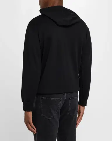 Brunello Cucinelli Men 's Travel Hooded Sweatshirt | Thumbnail 3 Brunello Cucinelli Men 's Travel Hooded Sweatshirt | Thumbnail 3