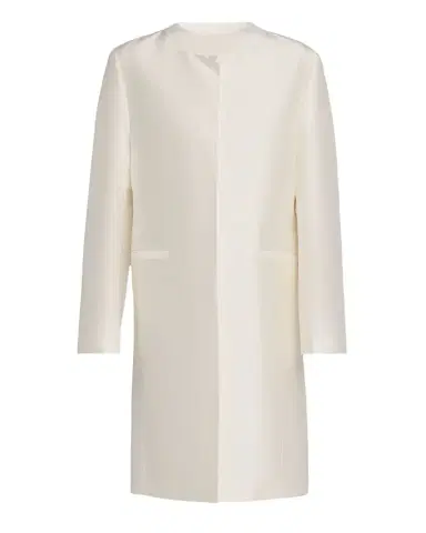 Toteme Silk Collarless Coat | Thumbnail 1 Toteme Silk Collarless Coat | Thumbnail 1