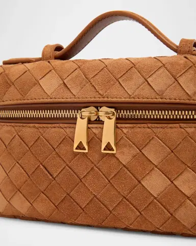 Bottega Veneta Bang Bang Vanity Intrecciato Suede Crossbody Bag | Thumbnail 5 Bottega Veneta Bang Bang Vanity Intrecciato Suede Crossbody Bag | Thumbnail 5