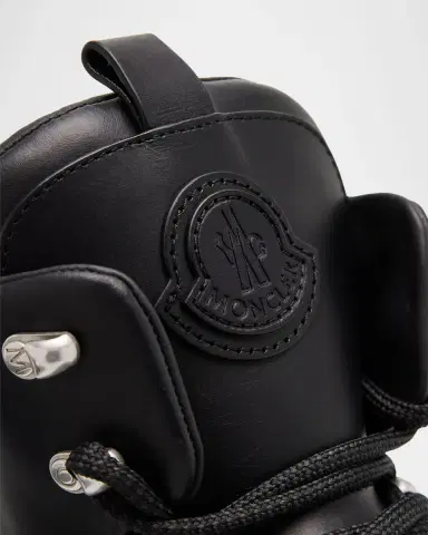 Moncler Men's Peak Trek Leather Ankle Boots | Thumbnail 5 Moncler Men's Peak Trek Leather Ankle Boots | Thumbnail 5