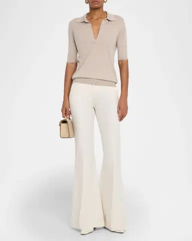 Gabriela Hearst Frank Cashmere Polo Top | Thumbnail 2 Gabriela Hearst Frank Cashmere Polo Top | Thumbnail 2
