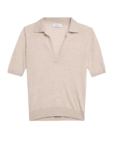 Gabriela Hearst Frank Cashmere Polo Top | Thumbnail 1 Gabriela Hearst Frank Cashmere Polo Top | Thumbnail 1