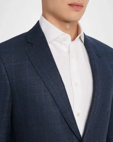 Giorgio Armani Men's Subtle Grid Wool Blend Sport Coat | Thumbnail 5 Giorgio Armani Men's Subtle Grid Wool Blend Sport Coat | Thumbnail 5