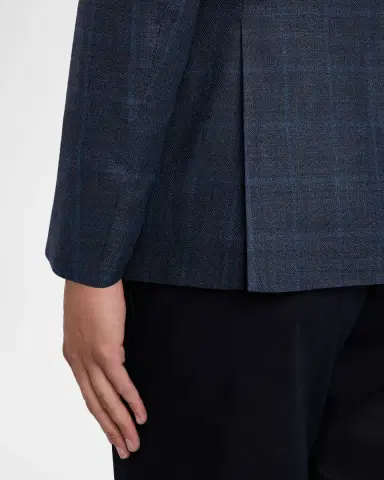 Giorgio Armani Men's Subtle Grid Wool Blend Sport Coat | Thumbnail 8 Giorgio Armani Men's Subtle Grid Wool Blend Sport Coat | Thumbnail 8