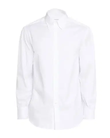 Brunello Cucinelli Men's Piece Dyed Cotton Twill Shirt | Thumbnail 1 Brunello Cucinelli Men's Piece Dyed Cotton Twill Shirt | Thumbnail 1