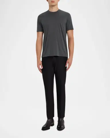 Tom Ford Men's Lyocell-Cotton Crewneck T-Shirt | Thumbnail 2 Tom Ford Men's Lyocell-Cotton Crewneck T-Shirt | Thumbnail 2