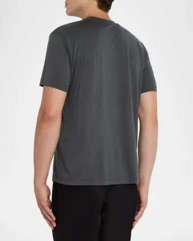 Tom Ford Men's Lyocell-Cotton Crewneck T-Shirt | Thumbnail 3 Tom Ford Men's Lyocell-Cotton Crewneck T-Shirt | Thumbnail 3