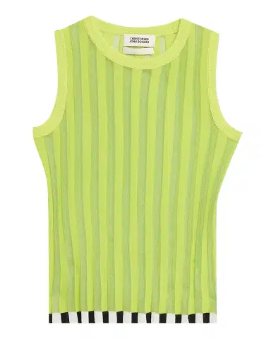 CHRISTOPHER JOHN ROGERS Pleated Knit Shell Top | Thumbnail 1 CHRISTOPHER JOHN ROGERS Pleated Knit Shell Top | Thumbnail 1
