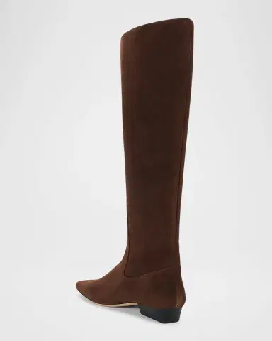 Staud Wally Suede Flat Knee-High Boots | Thumbnail 2 Staud Wally Suede Flat Knee-High Boots | Thumbnail 2