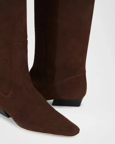 Staud Wally Suede Flat Knee-High Boots | Thumbnail 3 Staud Wally Suede Flat Knee-High Boots | Thumbnail 3