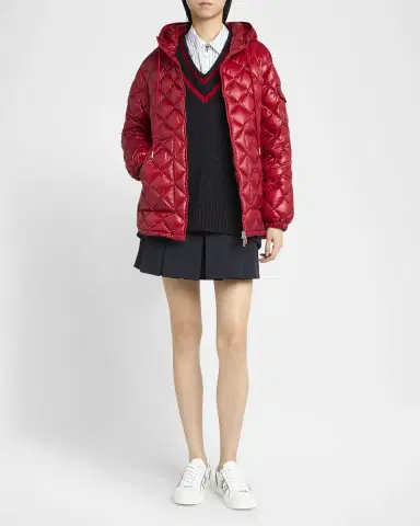 Moncler Short Padded Down Jacket | Thumbnail 2 Moncler Short Padded Down Jacket | Thumbnail 2