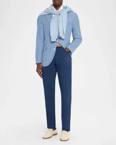 Brunello Cucinelli Men 's Italian-Fit Denim Five-Pocket Pants | Thumbnail 2 Brunello Cucinelli Men 's Italian-Fit Denim Five-Pocket Pants | Thumbnail 2