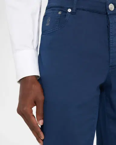Brunello Cucinelli Men 's Italian-Fit Denim Five-Pocket Pants | Thumbnail 5 Brunello Cucinelli Men 's Italian-Fit Denim Five-Pocket Pants | Thumbnail 5