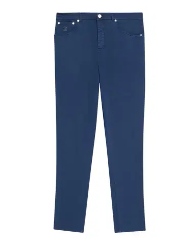 Brunello Cucinelli Men 's Italian-Fit Denim Five-Pocket Pants | Thumbnail 1 Brunello Cucinelli Men 's Italian-Fit Denim Five-Pocket Pants | Thumbnail 1