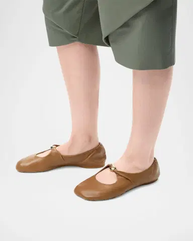 LOEWE Pebble Soft Leather Ballerina Flats | Thumbnail 2 LOEWE Pebble Soft Leather Ballerina Flats | Thumbnail 2