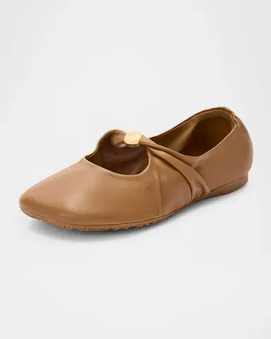 LOEWE Pebble Soft Leather Ballerina Flats | Thumbnail 3 LOEWE Pebble Soft Leather Ballerina Flats | Thumbnail 3