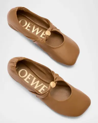 LOEWE Pebble Soft Leather Ballerina Flats | Thumbnail 5 LOEWE Pebble Soft Leather Ballerina Flats | Thumbnail 5
