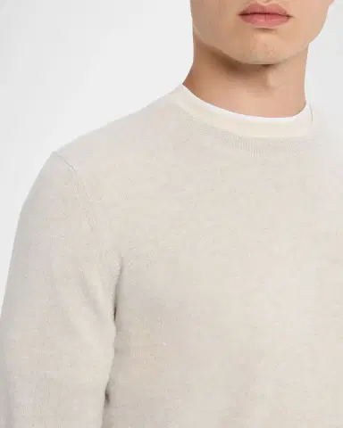 Brunello Cucinelli Men's Cashmere Crewneck Sweater | Thumbnail 5 Brunello Cucinelli Men's Cashmere Crewneck Sweater | Thumbnail 5