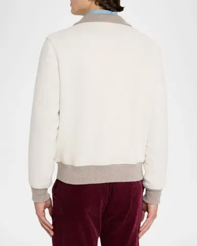 Brunello Cucinelli Men's Wool Button-Front Jacket | Thumbnail 3 Brunello Cucinelli Men's Wool Button-Front Jacket | Thumbnail 3