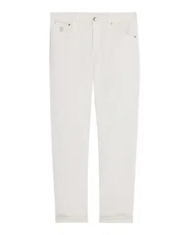 Brunello Cucinelli Men 's Italian-Fit Denim Five-Pocket Pants | Thumbnail 1 Brunello Cucinelli Men 's Italian-Fit Denim Five-Pocket Pants | Thumbnail 1