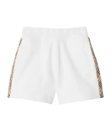 Burberry Girl 's Caterina Check Tape Cotton Shorts, Size 3- | Thumbnail 1 Burberry Girl 's Caterina Check Tape Cotton Shorts, Size 3- | Thumbnail 1