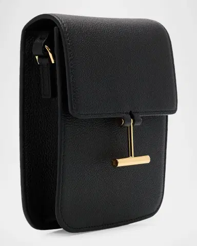 Tom Ford Tara Mini Crossbody Bag in Grain Leather | Thumbnail 3 Tom Ford Tara Mini Crossbody Bag in Grain Leather | Thumbnail 3
