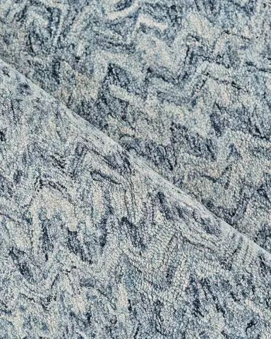 Exquisite Rugs Veneta Hand-Tufted Blue Rug | Thumbnail 4 Exquisite Rugs Veneta Hand-Tufted Blue Rug | Thumbnail 4