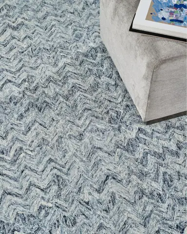 Exquisite Rugs Veneta Hand-Tufted Blue Rug | Thumbnail 8 Exquisite Rugs Veneta Hand-Tufted Blue Rug | Thumbnail 8