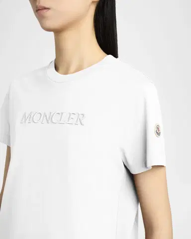 Moncler Short-Sleeve Logo Tee | Thumbnail 5 Moncler Short-Sleeve Logo Tee | Thumbnail 5