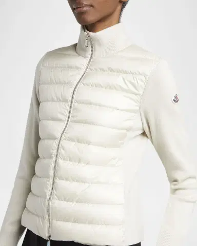 Moncler Combo Down Short Cardigan | Thumbnail 5 Moncler Combo Down Short Cardigan | Thumbnail 5